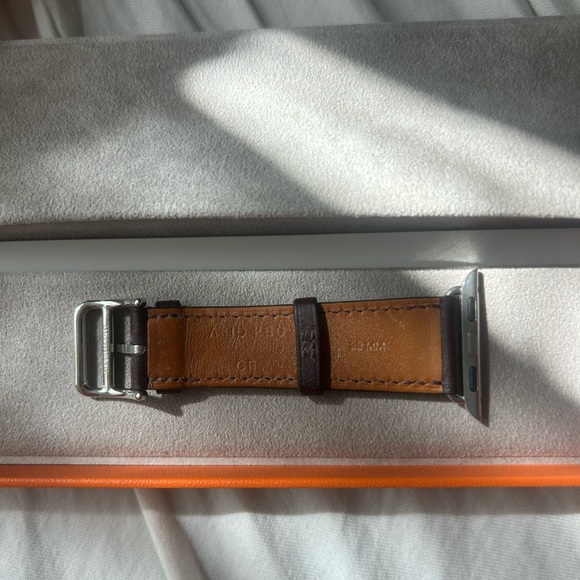 Apple watch X Hermés. 38 MM. Leather and has signs of usage! Send offers - Picture 5 of 7